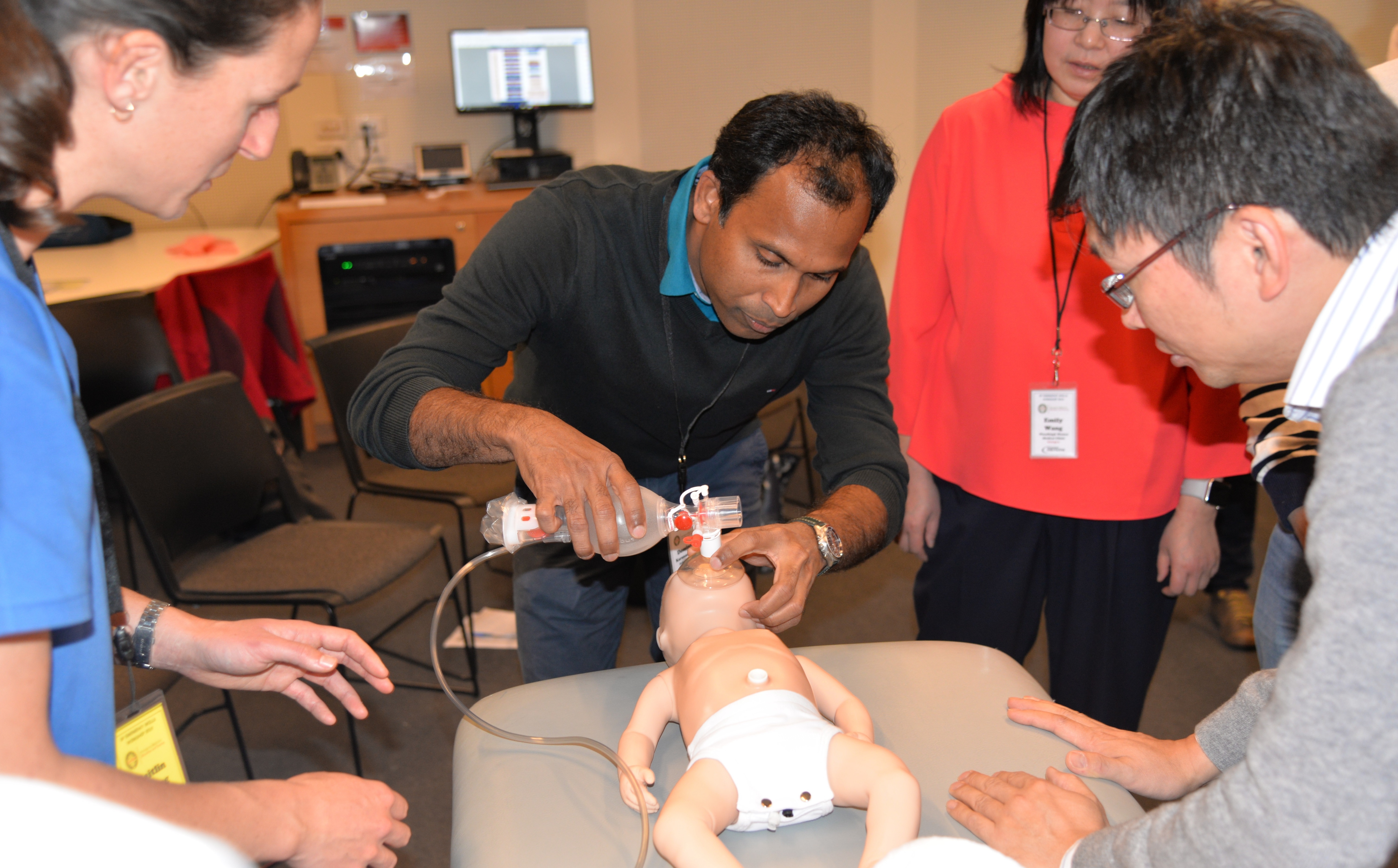 Paediatric CPR and regional anaesthesia techniques were a focus of the workshop.